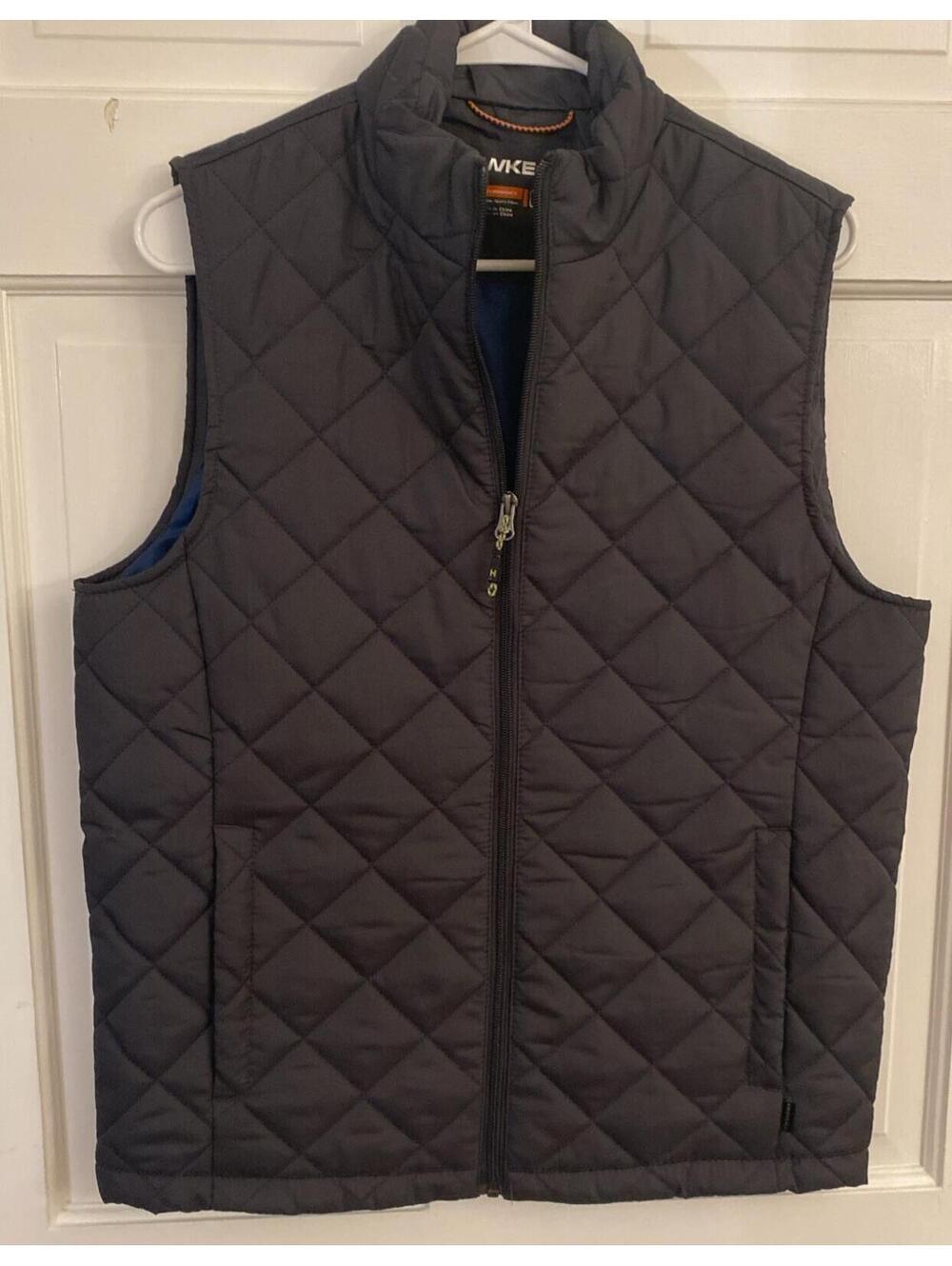 HAWKE & Co. Outfitter Men's Quilted Vest Black Small